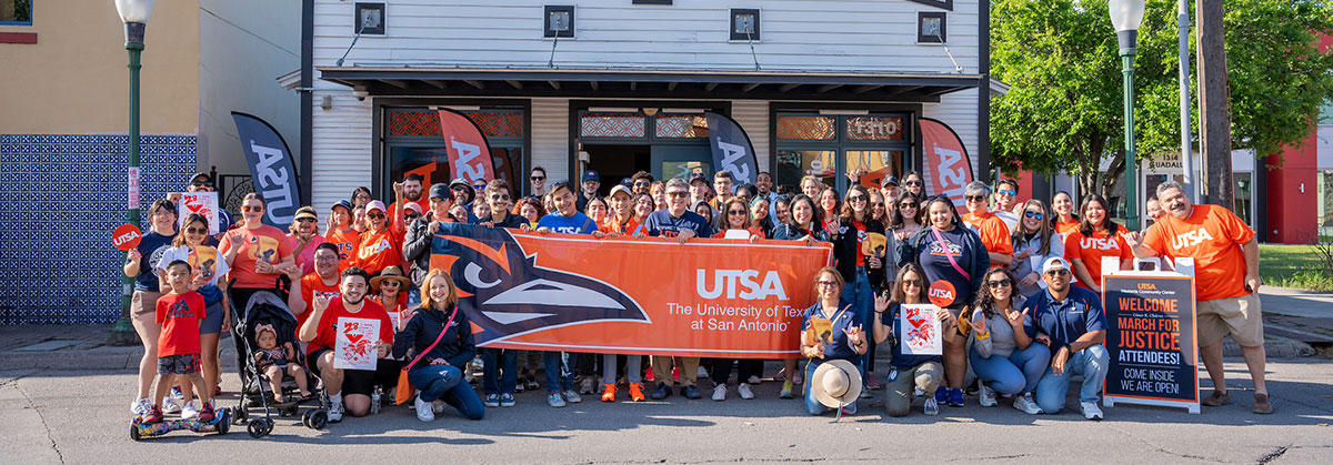 Group Photo from the Cesar Chavez walk